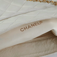 Chanel Vintage White Tote Bag