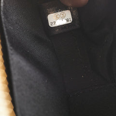 Chanel Round Vanity Case Black/White