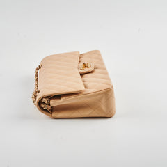 Chanel Classic Caviar M/L Beige Claire