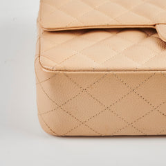 Chanel Classic Caviar M/L Beige Claire