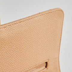 Chanel Classic Caviar M/L Beige Claire