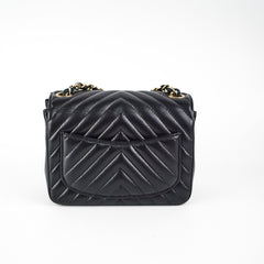 Chanel Mini Square Lambskin Black