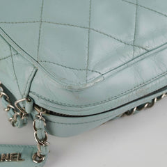 Chanel Vintage Camera Bag Light Blue (Recoloured)
