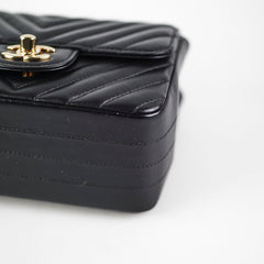 Chanel Mini Square Lambskin Black