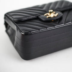 Chanel Mini Square Lambskin Black