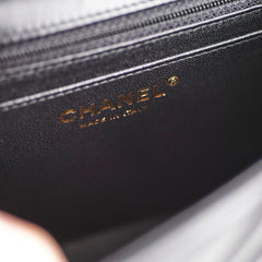 Chanel Mini Square Lambskin Black