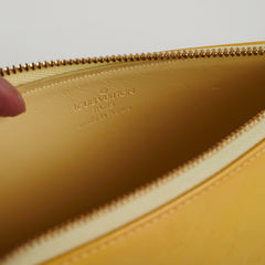 Louis Vuitton Vintage Yellow Vernis Pochette