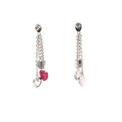 Christian Dior Hearts Earrings Costume Jewellery