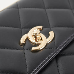 Chanel Trendy CC Shoulder Flap Lambskin Black