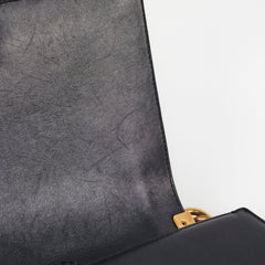 Chanel Old Medium Boy Navy Blue