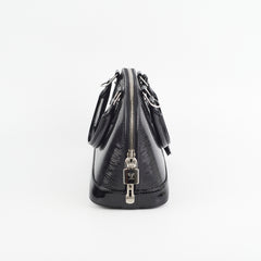 Louis Vuitton Alma BB Epi Patent Black