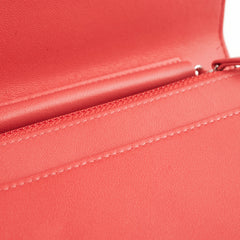 Chanel Lambskin Wallet On Chain WOC Color Pop Blue/Pink