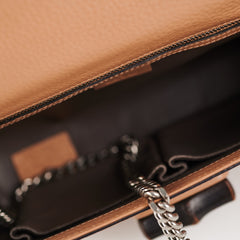 Gucci Studded Miss Bamboo Bag Beige