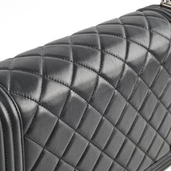 Chanel Boy Large Lambskin Black - Series 19