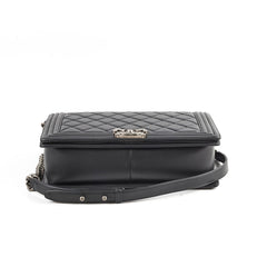 Chanel Boy Large Lambskin Black - Series 19