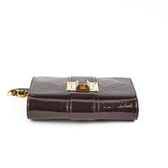 Louis Vuitton Vermont Avenue Clutch Vernis Amarante Monogram