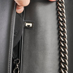 Chanel Boy Large Lambskin Black - Series 19