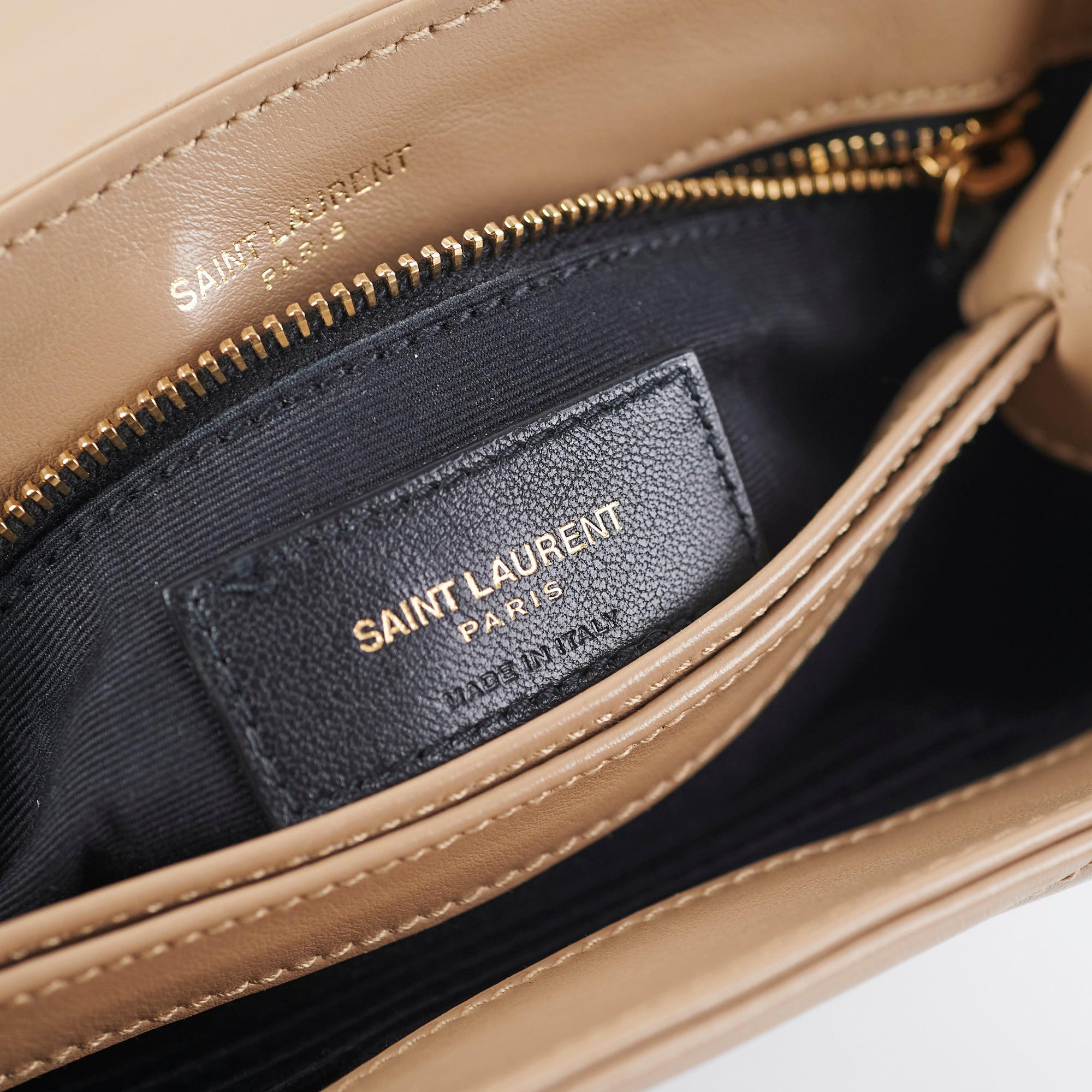 Saint Laurent Toy Lou Lou Dark Beige – THE PURSE AFFAIR