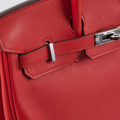 Hermes Birkin 25 Red Swift D Stamp (2019)