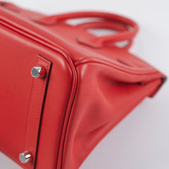 Hermes Birkin 25 Red Swift D Stamp (2019)