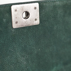 Chanel Old Medium Boy Oliver Green