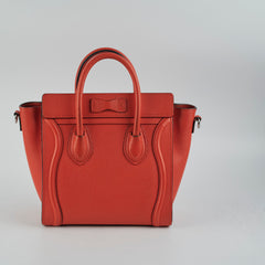 Celine Luggage Nano Orange