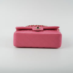 Chanel Quilted Caviar Classic Flap Small Pink