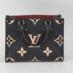 Louis Vuitton On The Go PM Black And White