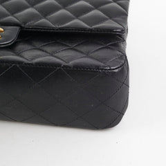 Chanel medium/large quilted classic flap black (microchipped)