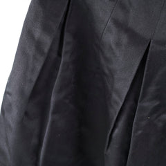 Chanel Black Silk Sequin Long Skirt Size 40