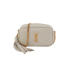 Saint Laurent Mini Lou Camera Bag Ivory