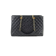 Chanel GST XL Black Caviar Series 17