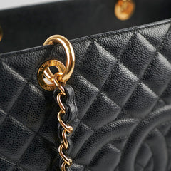 Chanel GST XL Black Caviar Series 17