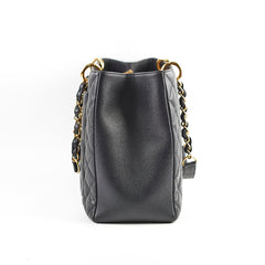 Chanel GST XL Black Caviar Series 17