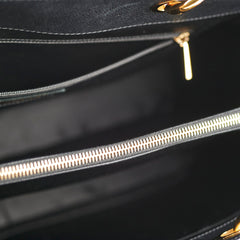 Chanel GST XL Black Caviar Series 17