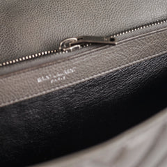 Saint Laurent Colleague Large Grey Shoulder Bag