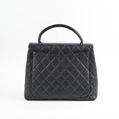 Chanel Kelly Caviar Top Handle Black