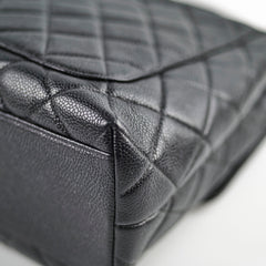 Chanel Kelly Caviar Top Handle Black