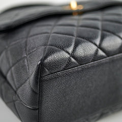 Chanel Kelly Caviar Top Handle Black