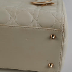 Christian Dior Lady Dior Medium White