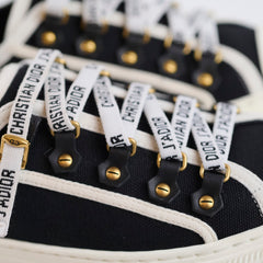 Dior Christian Dior Walk 'n' Dior Canvas Black Sneakers 37