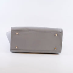 Chanel Deauville Medium Light Grey Stud