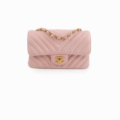 Chanel Mini Rectangular Chevron GHW