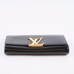 Louis Vuitton Louise Black Patent Clutch