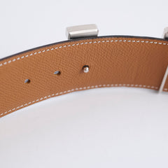 Hermès Constance H Buckle Reversible Belt Noir/Gold Size 95cm