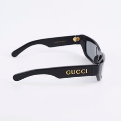 Gucci GG1296S 002 Sunglasses Black Reflective