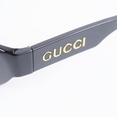 Gucci GG1296S 002 Sunglasses Black Reflective