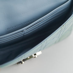 Christian Dior Lock Pouch Blue Patent