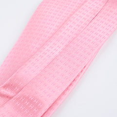 Hermès Faconnee H Neck Tie Pink