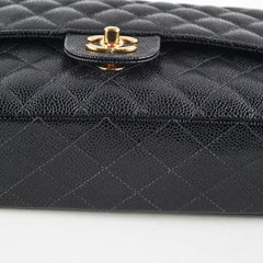 Chanel Medium/Large Classic Flap Caviar Black